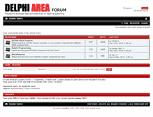 Tablet Screenshot of forum.delphiarea.com